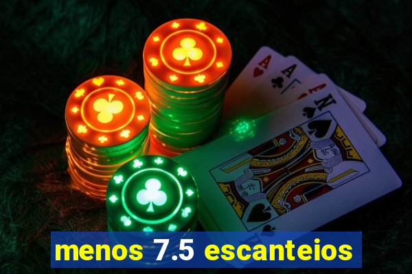 menos 7.5 escanteios